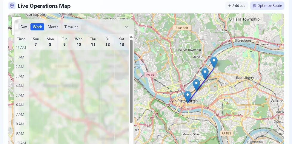 VeroField Smart Scheduling Interface
